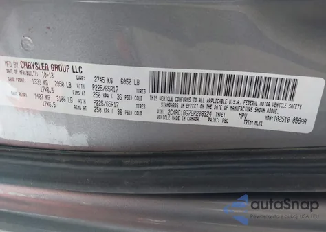 2014 Chrysler Town & Country Touring z USA, uszkodzony, nr VIN 2C4RC1BG7ER208324